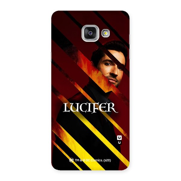 Lucifer Hell Stripes Back Case for Galaxy A7 2016