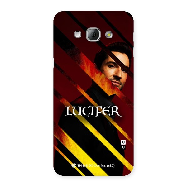 Lucifer Hell Stripes Back Case for Galaxy A8