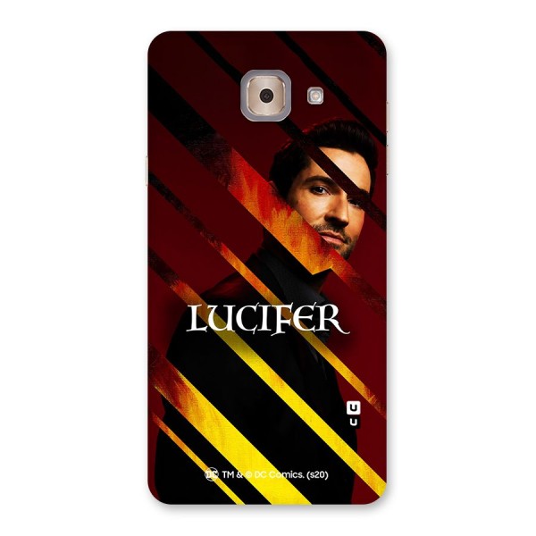 Lucifer Hell Stripes Back Case for Galaxy J7 Max