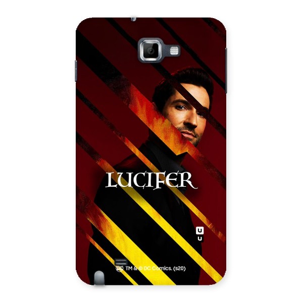 Lucifer Hell Stripes Back Case for Galaxy Note