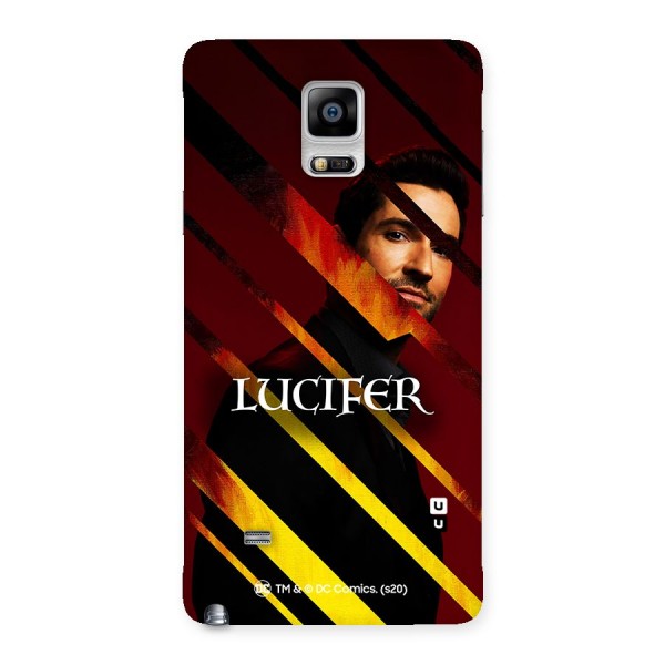 Lucifer Hell Stripes Back Case for Galaxy Note 4