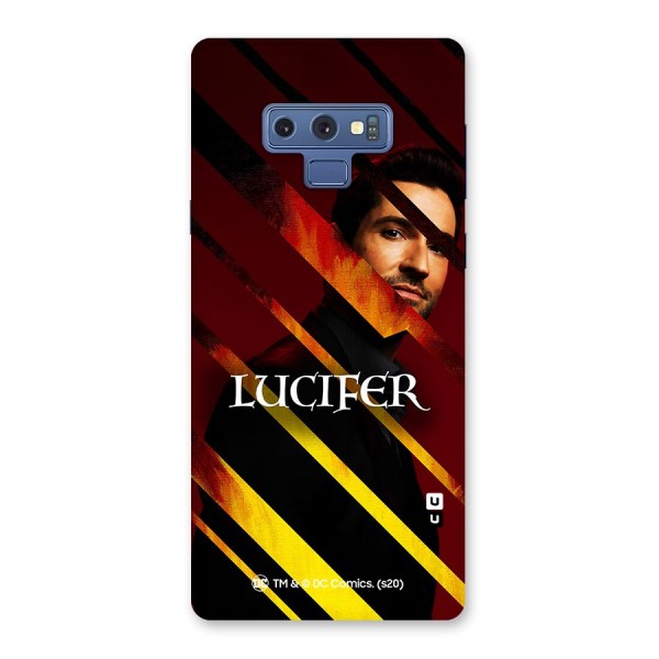 Lucifer Hell Stripes Back Case for Galaxy Note 9