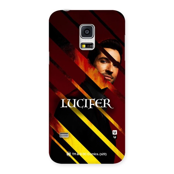 Lucifer Hell Stripes Back Case for Galaxy S5 Mini