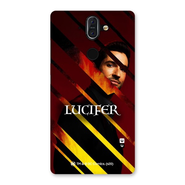 Lucifer Hell Stripes Back Case for Nokia 8 Sirocco