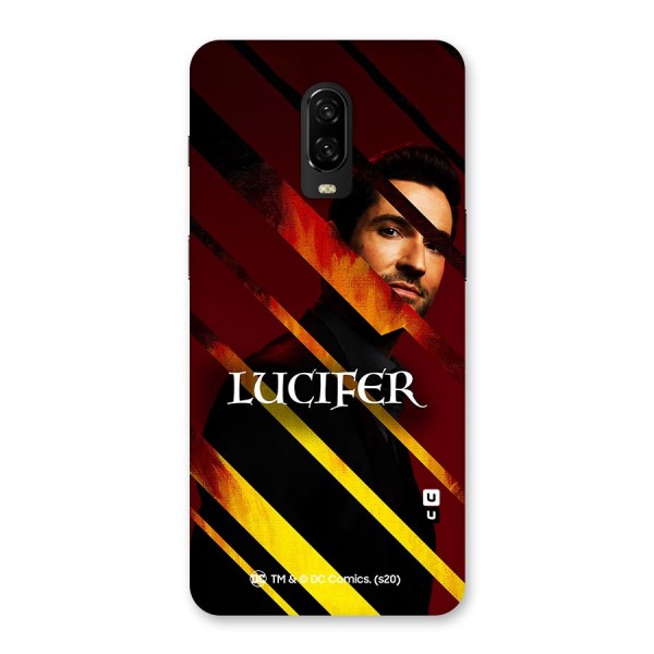 Lucifer Hell Stripes Back Case for OnePlus 6T