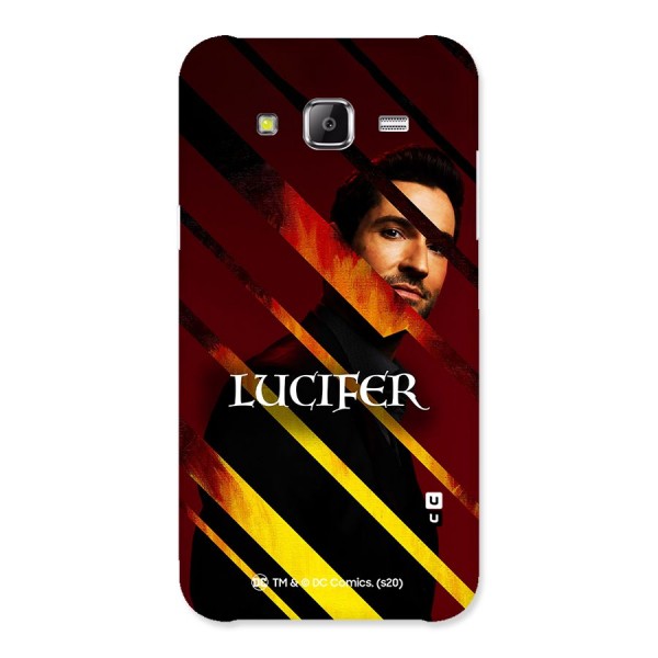 Lucifer Hell Stripes Back Case for Samsung Galaxy J5