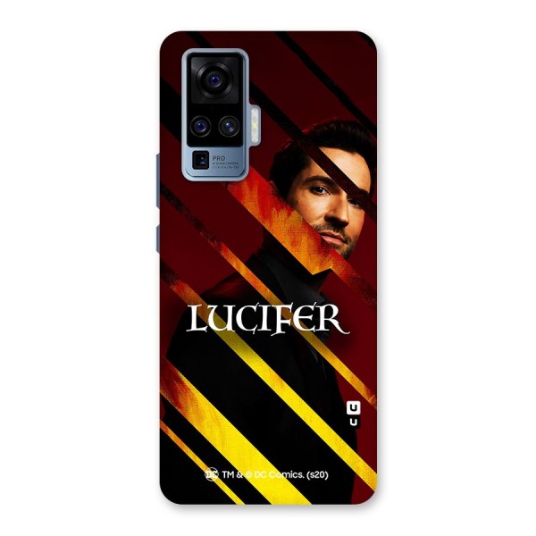 Lucifer Hell Stripes Back Case for Vivo X50 Pro