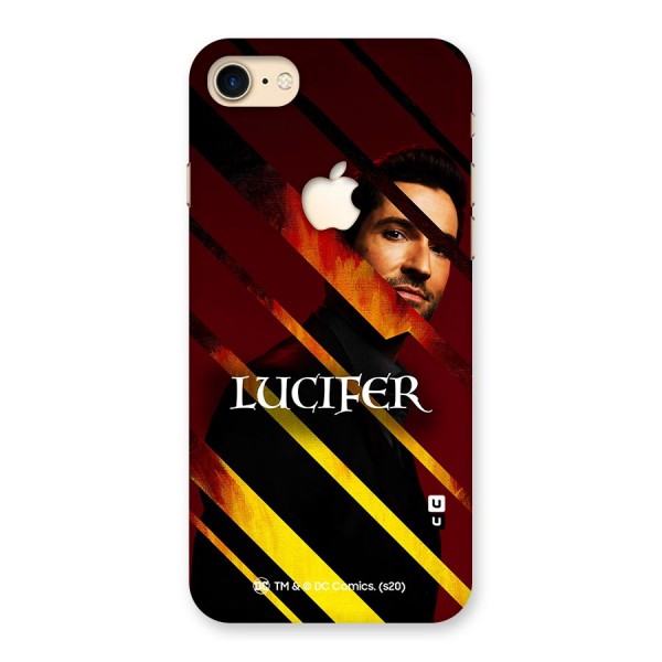 Lucifer Hell Stripes Back Case for iPhone 7 Apple Cut