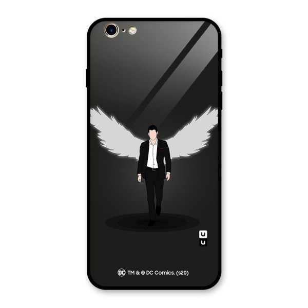 Lucifer Minimalistic Archangel Art Glass Back Case for iPhone 6 Plus 6S Plus