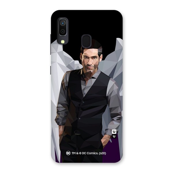 Lucifer Morningstar Art Abstract Back Case for Galaxy A20