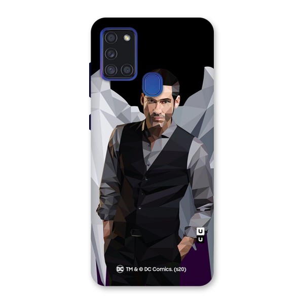 Lucifer Morningstar Art Abstract Back Case for Galaxy A21s