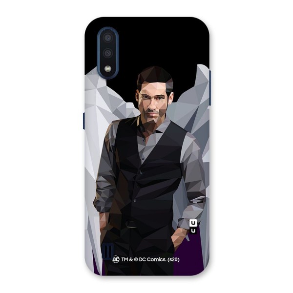 Lucifer Morningstar Art Abstract Back Case for Galaxy M01