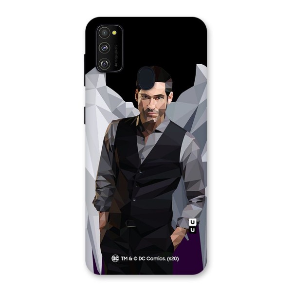 Lucifer Morningstar Art Abstract Back Case for Galaxy M30s