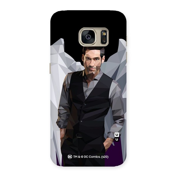 Lucifer Morningstar Art Abstract Back Case for Galaxy S7