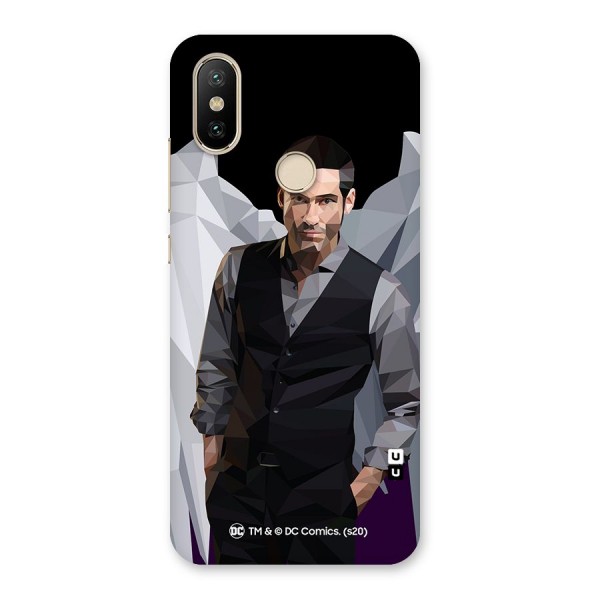 Lucifer Morningstar Art Abstract Back Case for Mi A2