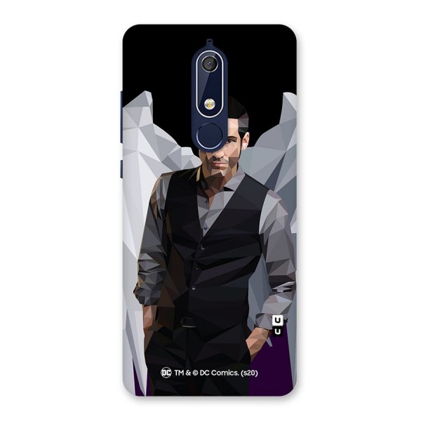 Lucifer Morningstar Art Abstract Back Case for Nokia 5.1