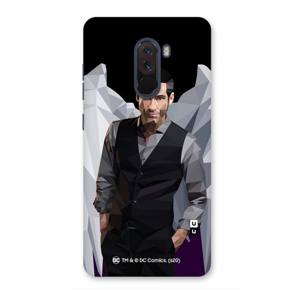 Lucifer Morningstar Art Abstract Back Case for Poco F1