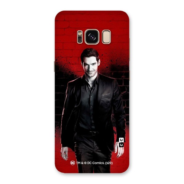 Lucifer Morningstar Wings Shadow Back Case for Galaxy S8