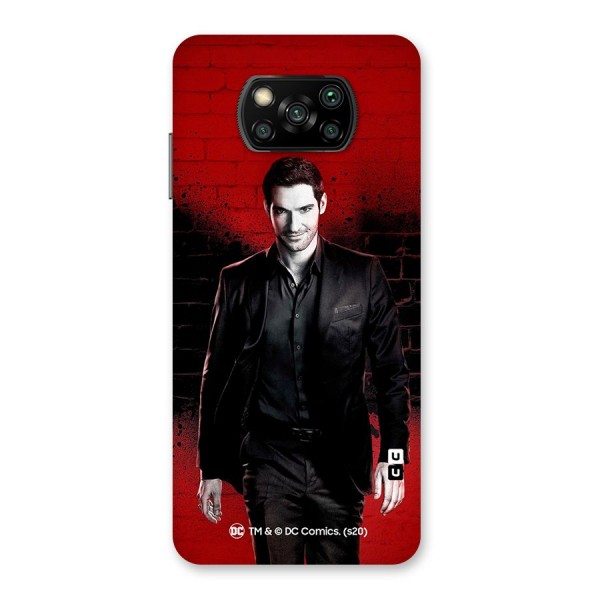 Lucifer Morningstar Wings Shadow Back Case for Poco X3