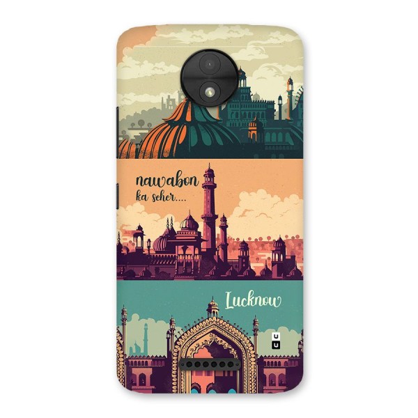 Lucknow City Back Case for Moto C