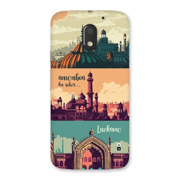 Lucknow City Back Case for Moto E3 Power