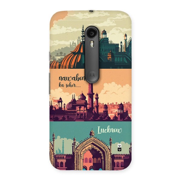 Lucknow City Back Case for Moto G3