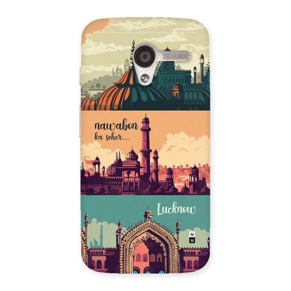 Lucknow City Back Case for Moto X