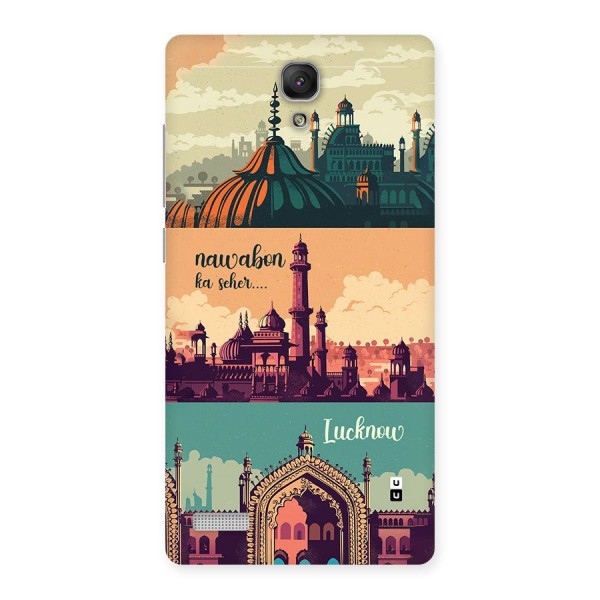 Lucknow City Back Case for Redmi Note