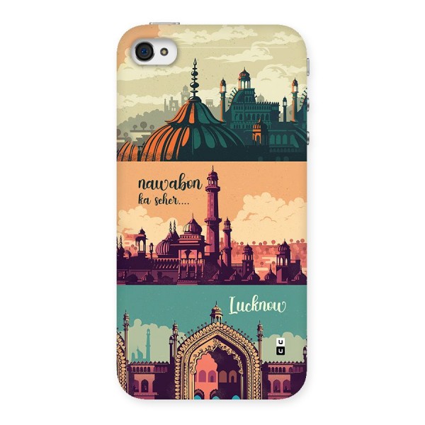 Lucknow City Back Case for iPhone 4 4s