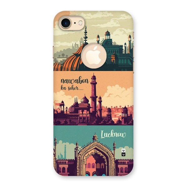 Lucknow City Back Case for iPhone 8 Logo Cut