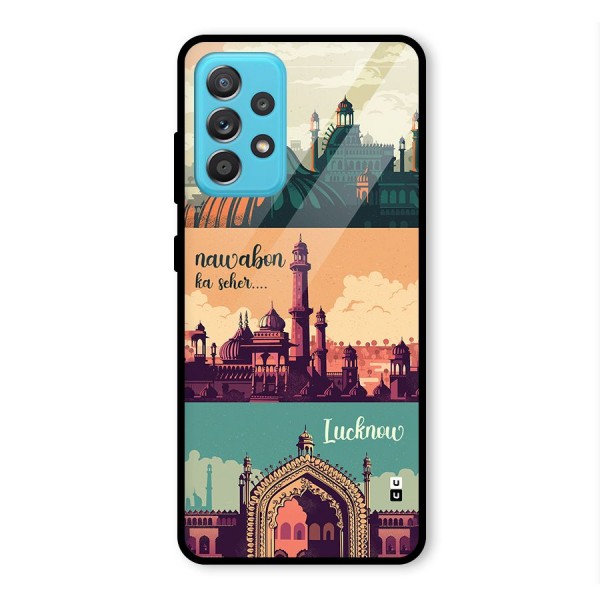 Lucknow City Glass Back Case for Galaxy A52