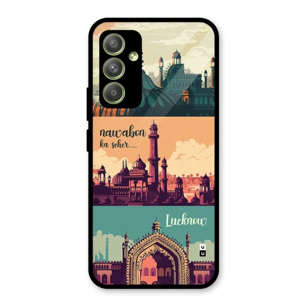 Lucknow City Glass Back Case for Galaxy A54