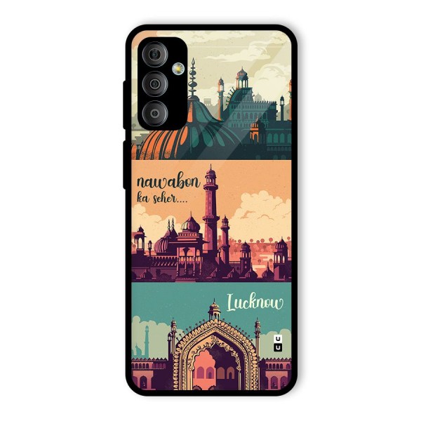 Lucknow City Glass Back Case for Galaxy F23