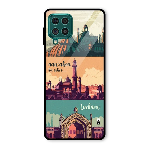 Lucknow City Glass Back Case for Galaxy F62