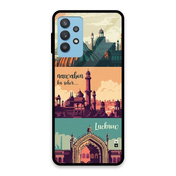 Lucknow City Glass Back Case for Galaxy M32 5G