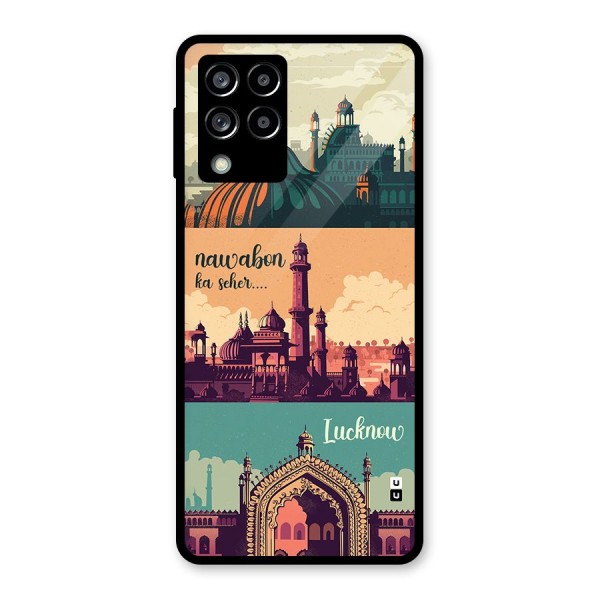 Lucknow City Glass Back Case for Galaxy M53 5G