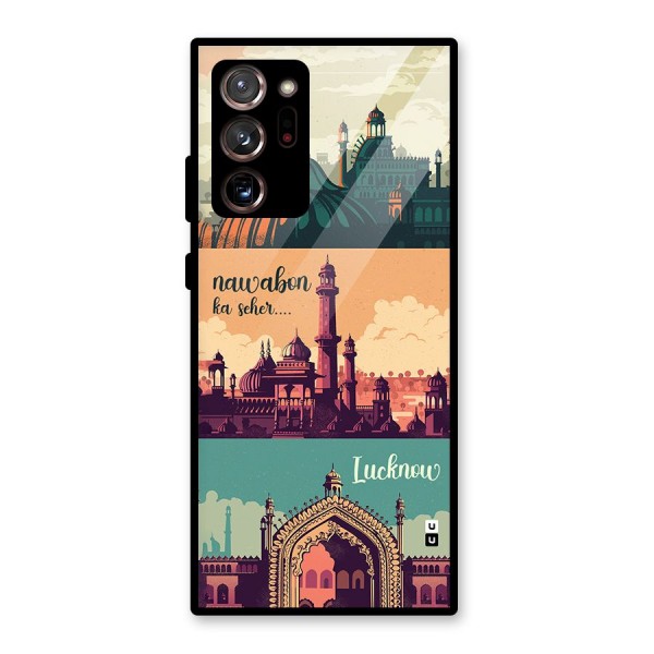 Lucknow City Glass Back Case for Galaxy Note 20 Ultra