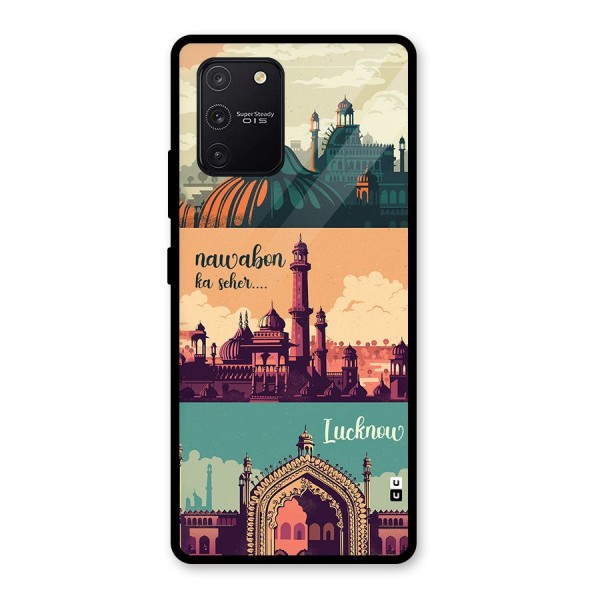 Lucknow City Glass Back Case for Galaxy S10 Lite