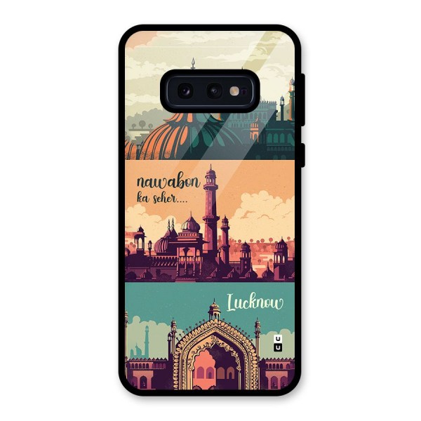 Lucknow City Glass Back Case for Galaxy S10e