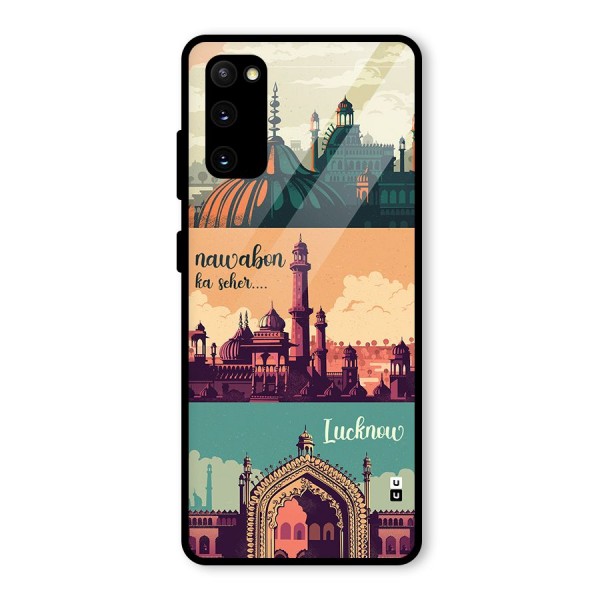 Lucknow City Glass Back Case for Galaxy S20 FE 5G