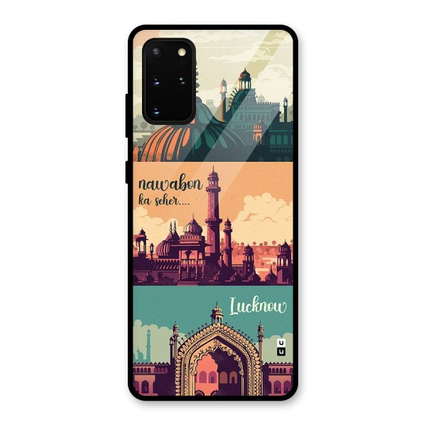 Lucknow City Glass Back Case for Galaxy S20 Plus