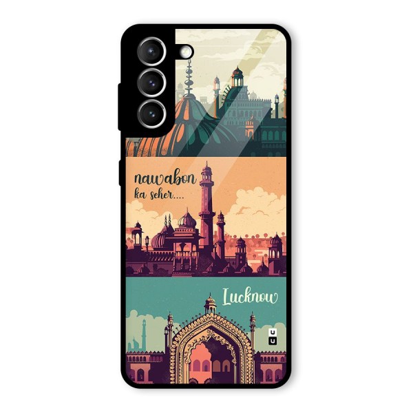 Lucknow City Glass Back Case for Galaxy S21 5G