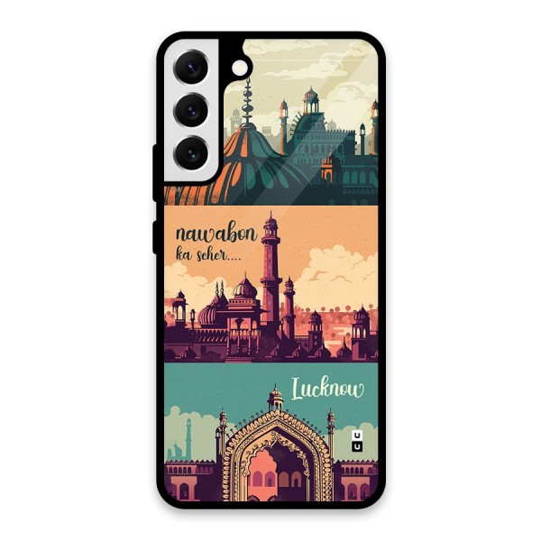 Lucknow City Glass Back Case for Galaxy S22 Plus 5G