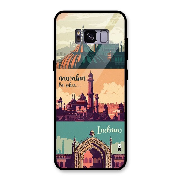 Lucknow City Glass Back Case for Galaxy S8