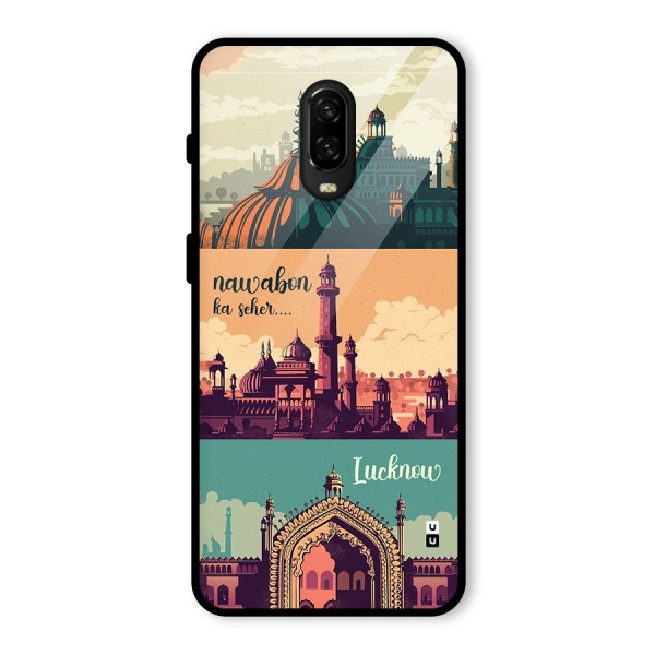 Lucknow City Glass Back Case for OnePlus 6T