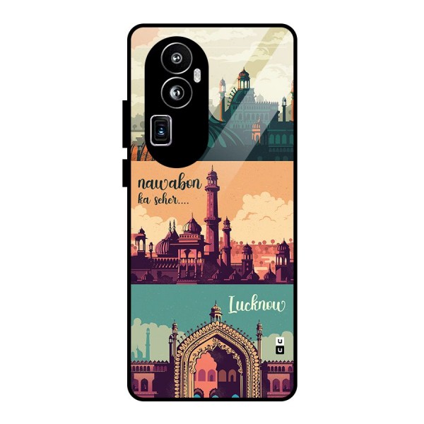 Lucknow City Glass Back Case for Oppo Reno10 Pro Plus