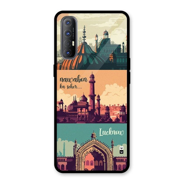 Lucknow City Glass Back Case for Oppo Reno3 Pro