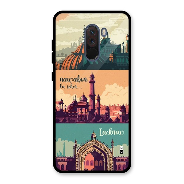 Lucknow City Glass Back Case for Poco F1