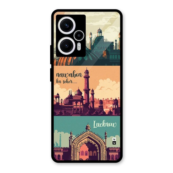 Lucknow City Glass Back Case for Poco F5