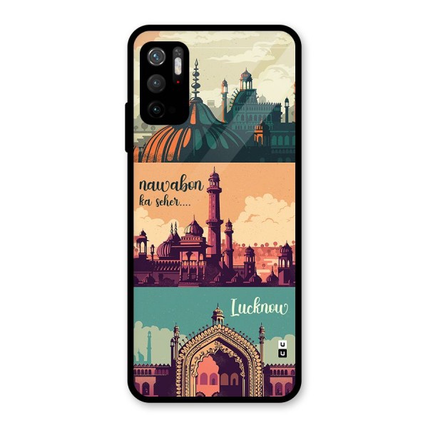 Lucknow City Glass Back Case for Poco M3 Pro 5G